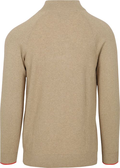 NZA Half Zip Sweater Ralph Beige Product / Achterkant