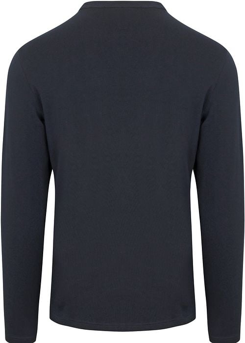 Profuomo Longsleeve T-Shirt Navy Product / Achterkant