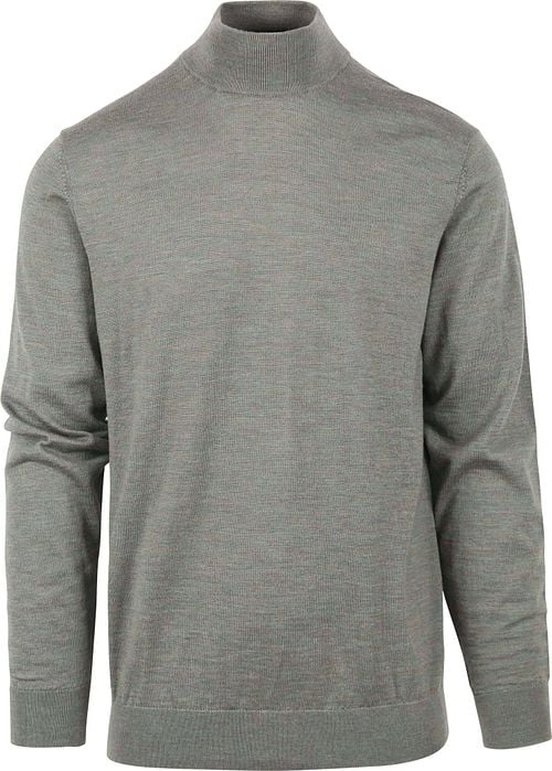 Profuomo Turtleneck Trui Merino Groen Product