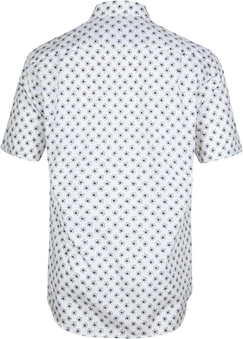 Suitable Cas Shirt Flowers White Product / Achterkant