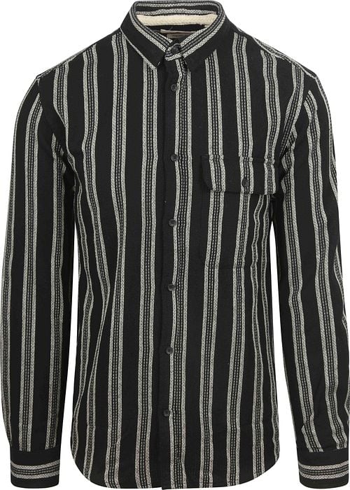 Anerkjendt Overhemd Leif Structure Stripe Antra Product