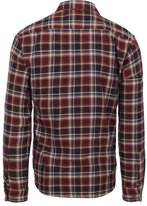 Marc O'Polo Chequered Shirt Bordeaux Product / Achterkant
