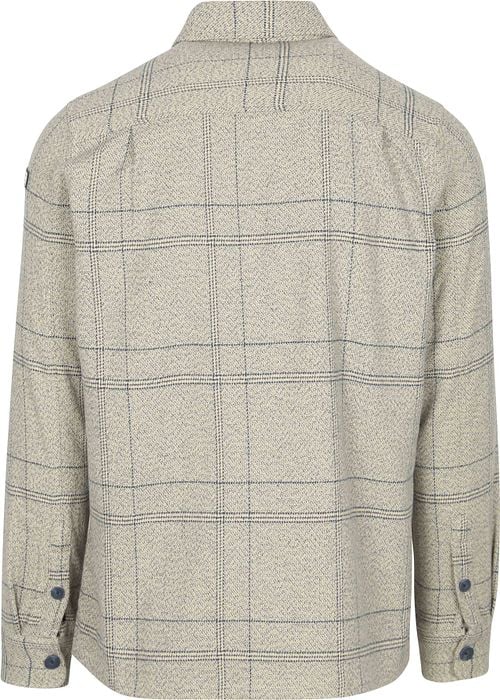 NZA Overshirt Atlas Tenax Check Blue Product / Achterkant