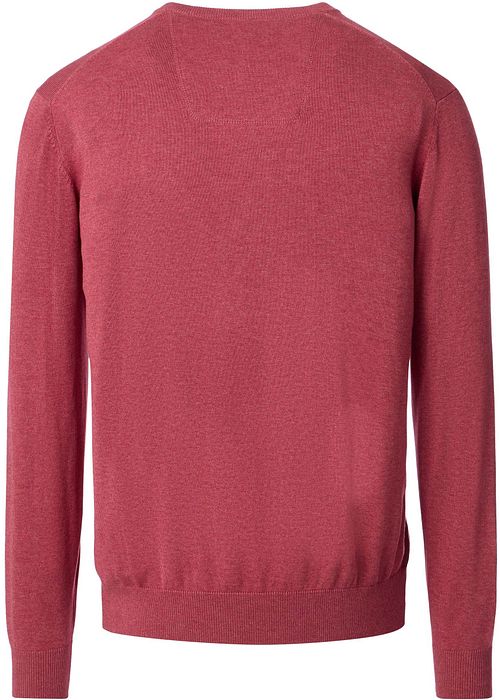 Casa Moda Pullover V-Neck Fresh Brick Product / Achterkant