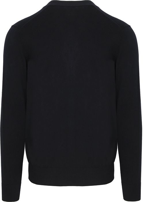Steppin' Out Strickjacke Cashmere Navy Product / Achterkant