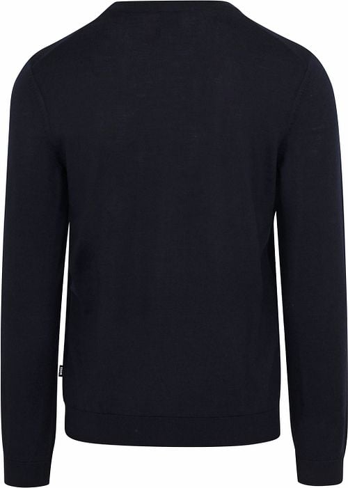 BOSS Pullover Melba Wool Dark Blue Product / Achterkant