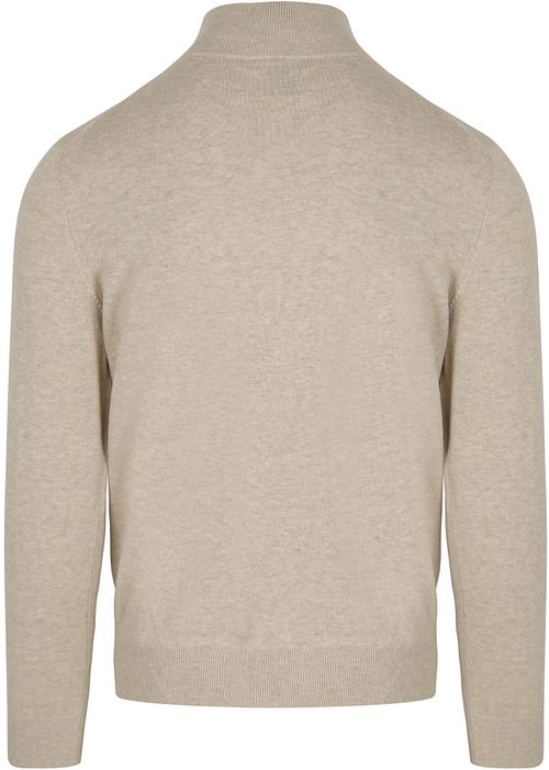 Gant Half Zip Pullover Hellbeige Product / Achterkant