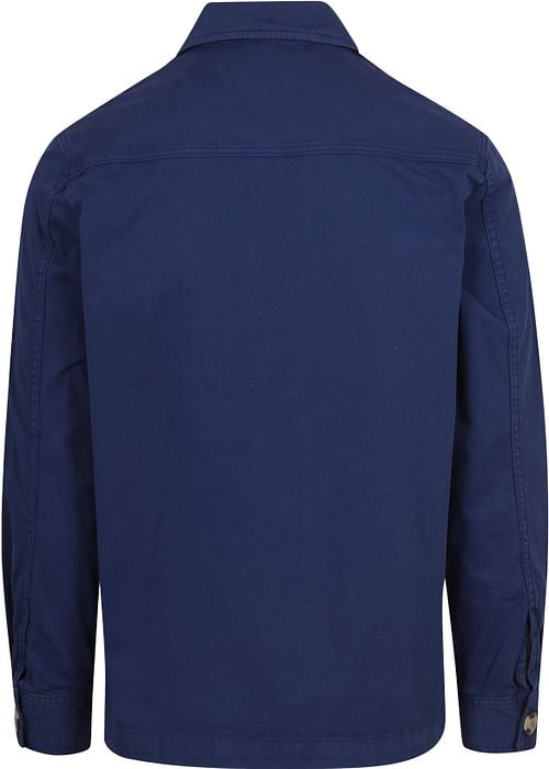 King Essentials The Benjamin Overshirt Navy Product / Achterkant
