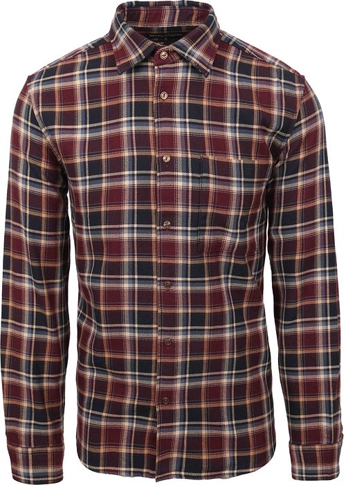 Marc O'Polo Chequered Shirt Bordeaux Product