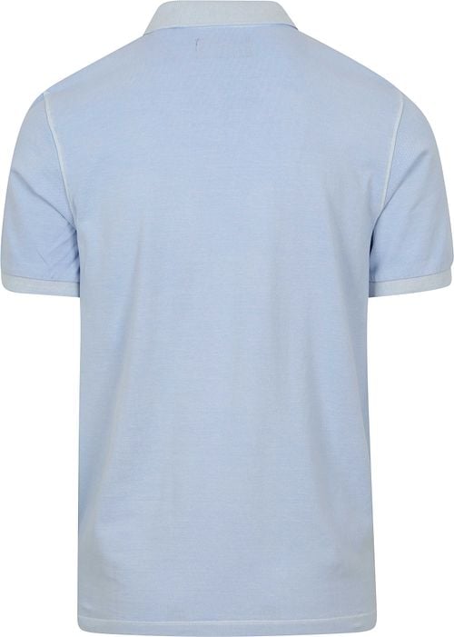 Marc O'Polo Poloshirt Faded Starlight Blauw Product / Achterkant