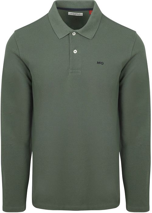 McGregor Long Sleeve Poloshirt Sage Grün