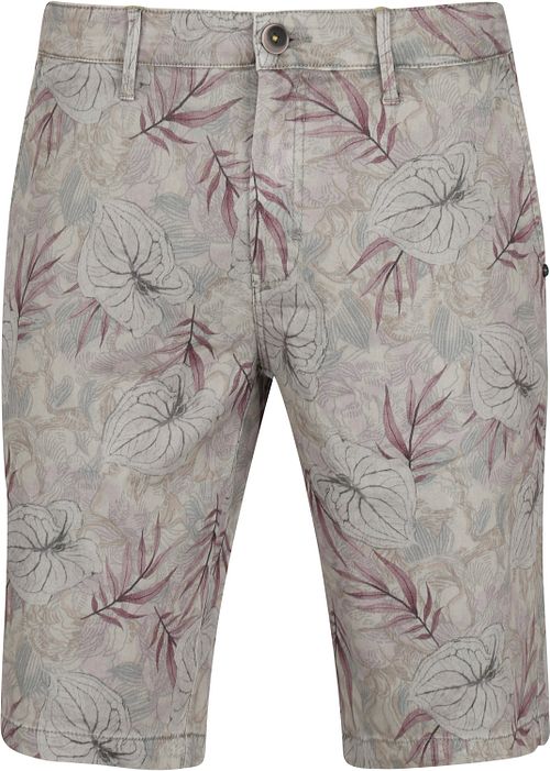 No Excess Shorts Garment Dyed Print Gray Product