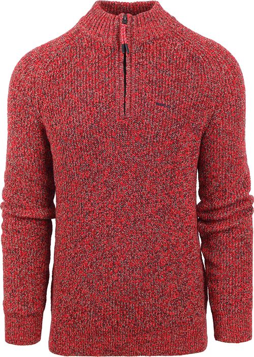 NZA Half Zip Sweater Ngamuwahine Red Product