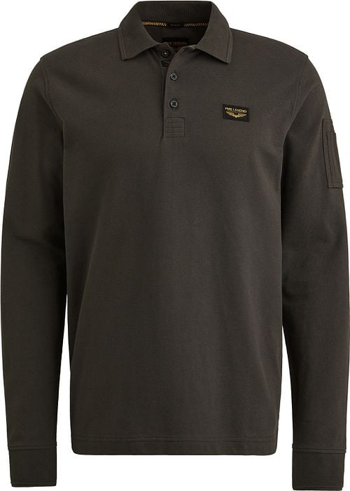 PME Legend American Classic Longsleeve Polo Shirt Beluga Product