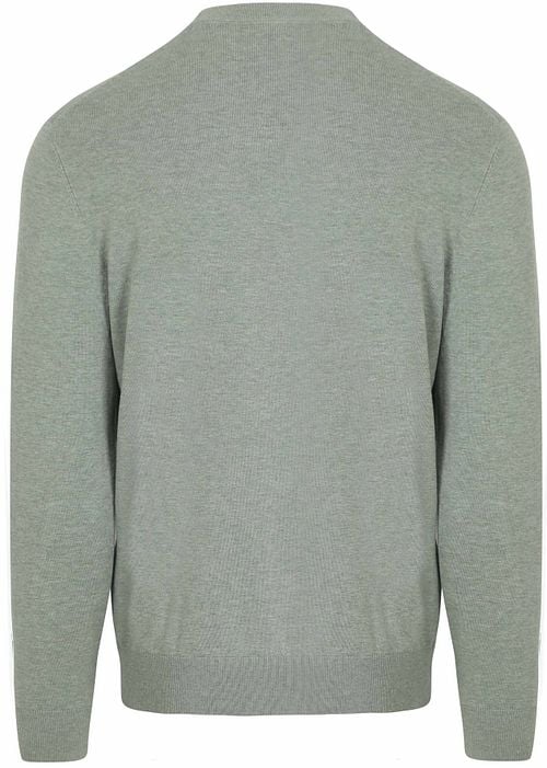 Profuomo Pullover Luxury Basic Grün Product / Achterkant