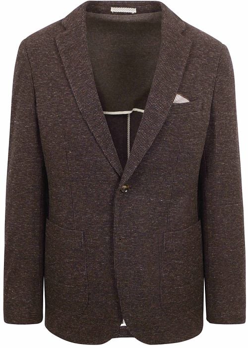 Suitable Colbert Fame Pied de Poule Bruin Product