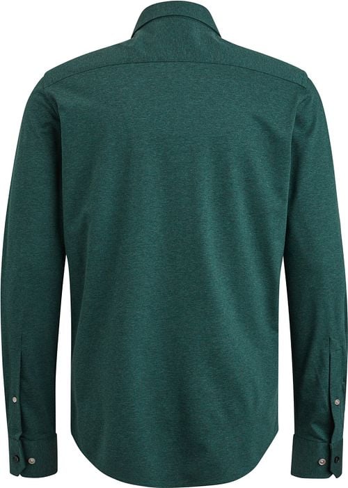 Vanguard Hemd Donkergroen Melange Product / Achterkant
