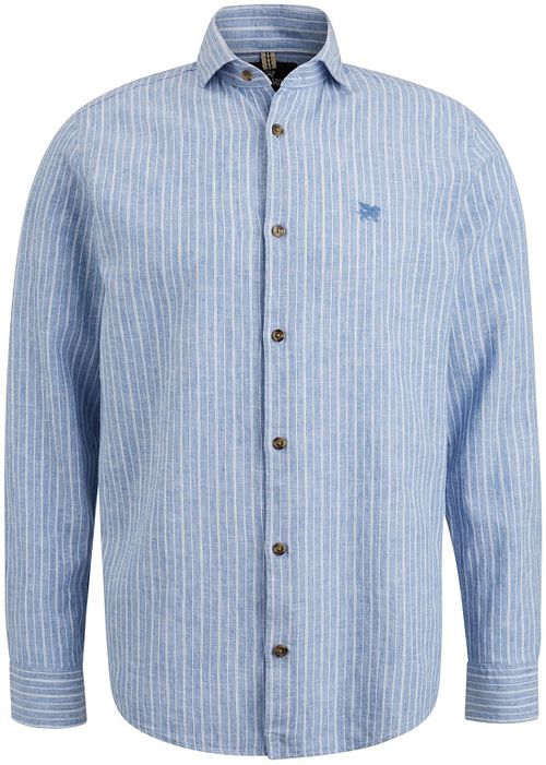 Vanguard Linen Shirt Stripes Blue Product