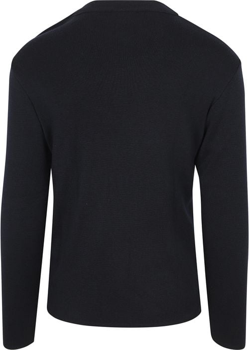 Armor-Lux Marin Goulenez Sweater Merino Wool Navy Product / Achterkant