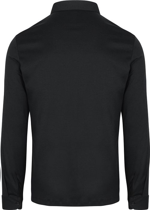 Desoto Longsleeve Poloshirt Essential Black Product / Achterkant