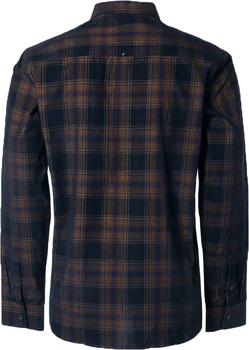 No Excess Hemd Corduroy Karomuster Blau Product / Achterkant