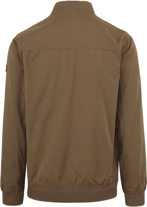Petrol Twill Jacke Braun Product / Achterkant