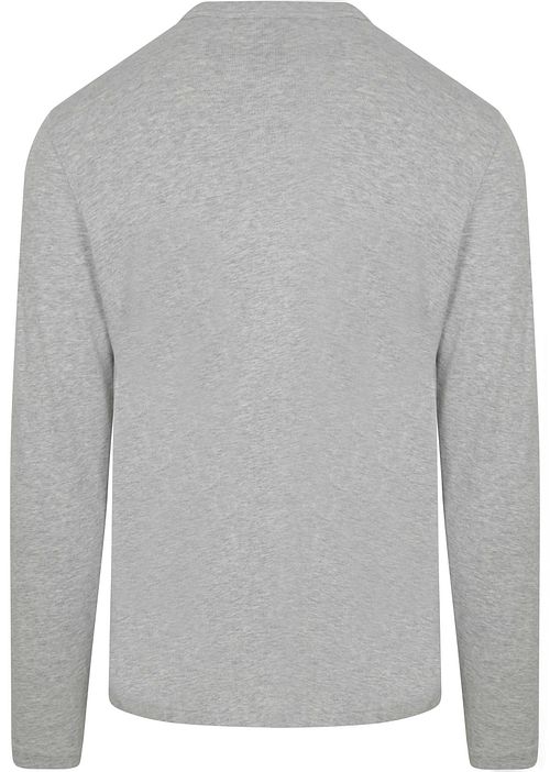 Profuomo Longsleeve T-Shirt Gris Product / Achterkant
