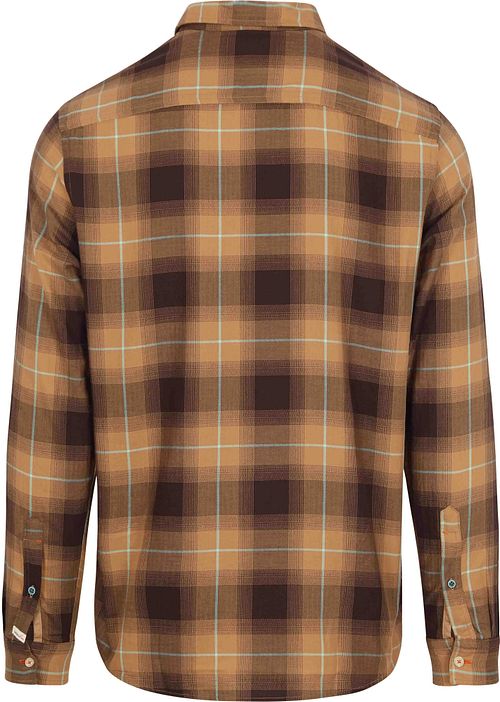 Scotch and Soda Shirt Plaid Brown Product / Achterkant