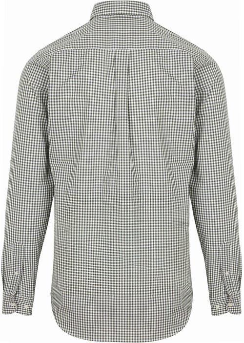 Steppin' Out Poplin Shirt Checks Green