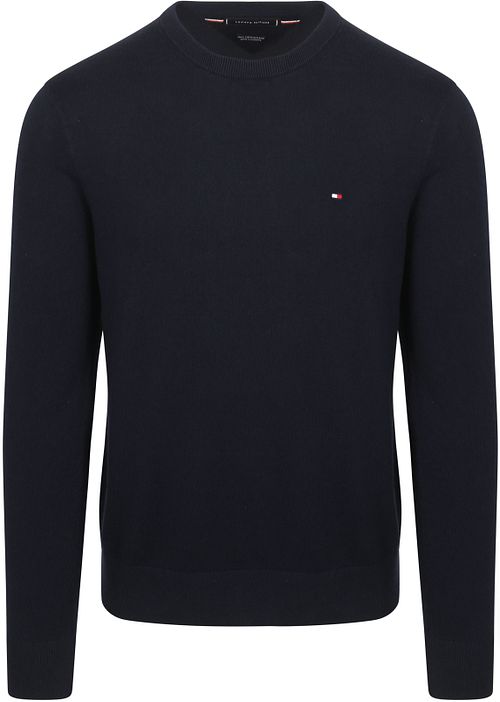 Tommy Hilfiger Pull Cotton Kashmir Marine Product