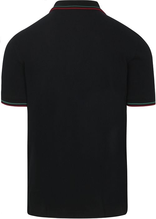 Fred Perry Polo Twin Tipped M3600 Navy Z58 Product / Achterkant
