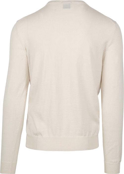 BOSS Pull Botto Wool Ecru Product / Achterkant