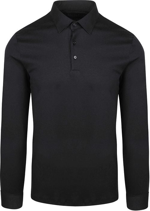 Desoto Longsleeve Poloshirt Essential Black Product