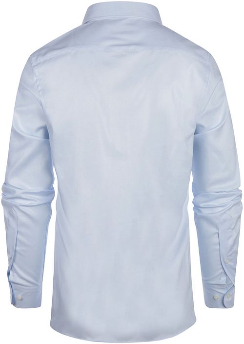 Steppin' Out Hemd Slim-Fit Twill Hellblau Product / Achterkant