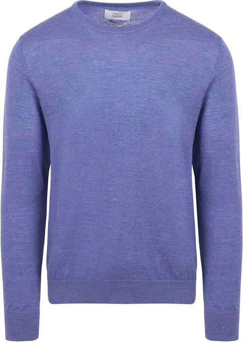 King Essentials The John Pullover Merino Mid Blue Product