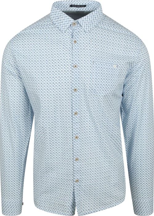 No Excess Hemd mit Musterdruck Hellblau Product