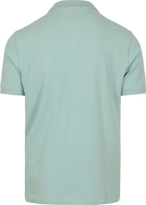 No Excess Polo Shirt Riva Solid Turquoise Product / Achterkant