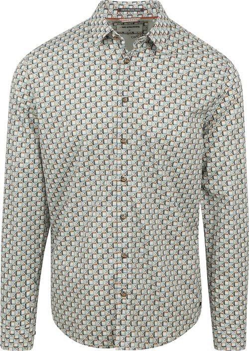 No Excess Shirt Green Multicolour Print Product