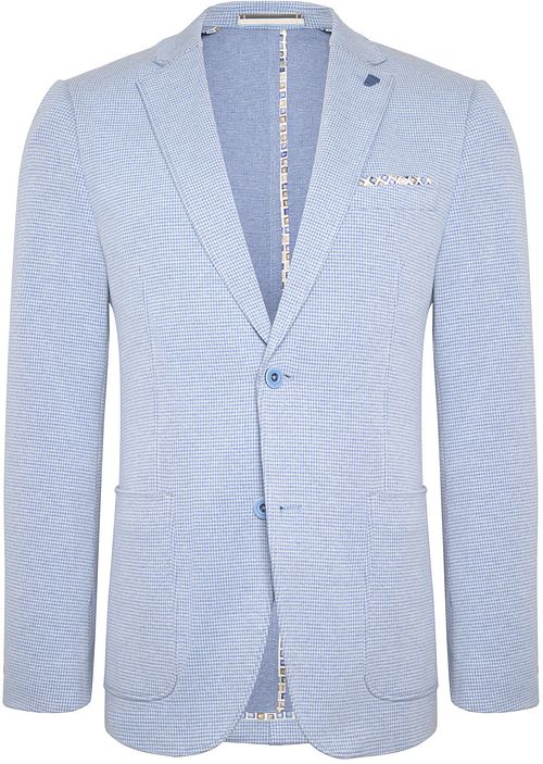 R2 Halflined Blazer Druck Hellblau Product