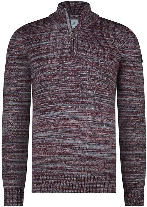 State Of Art Pull Half Zip Bordeaux Mélanger Product