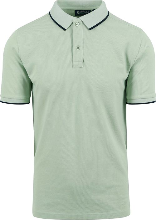 Suitable Respect Polo Shirt Tip Ferry Light Green Product
