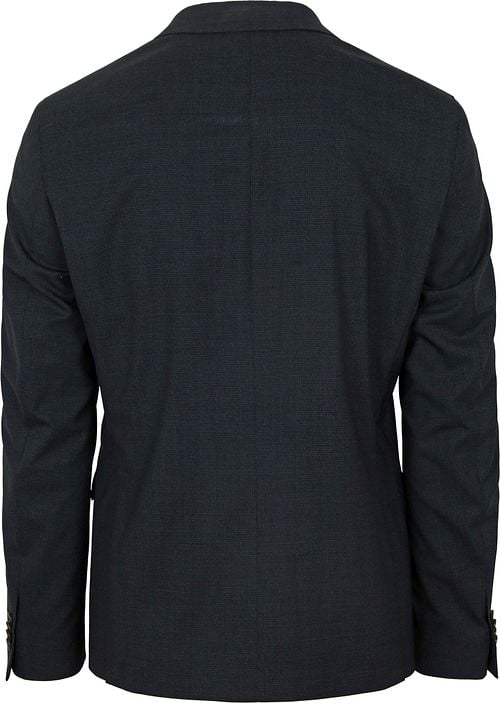 Suitable Strato Pied De Poule Suit Wool Navy Product / Achterkant