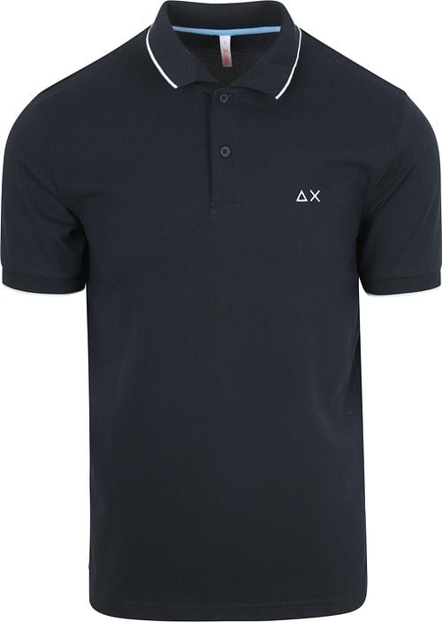 Sun68 Polo Petites Rayures Collar Marine Product