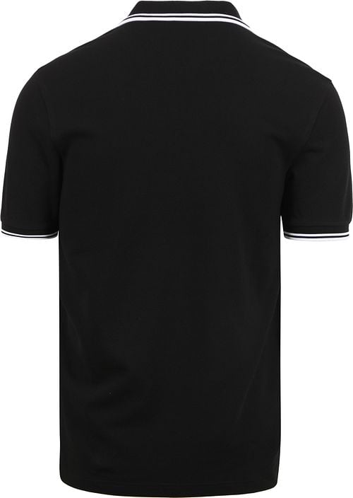 Fred Perry Polo Schwarz 350 Product / Achterkant