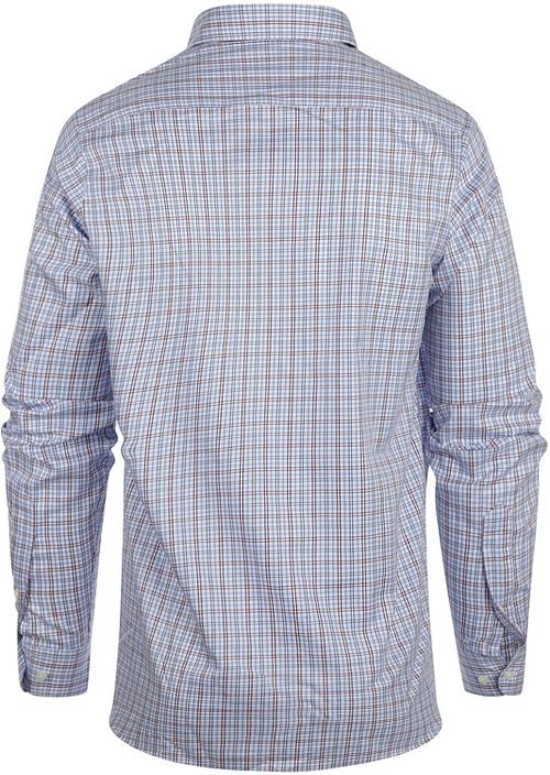 Steppin' Out Shirt Checks Blue Red Product / Achterkant