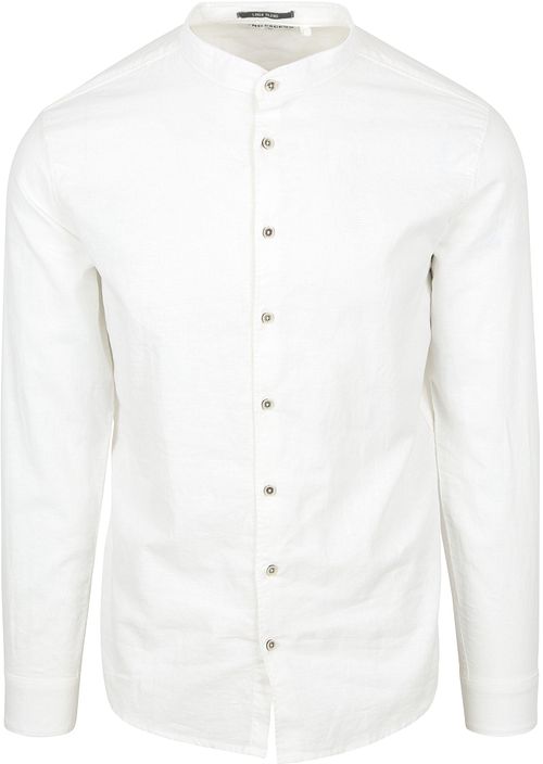 No Excess Shirt Linen Blend White Product