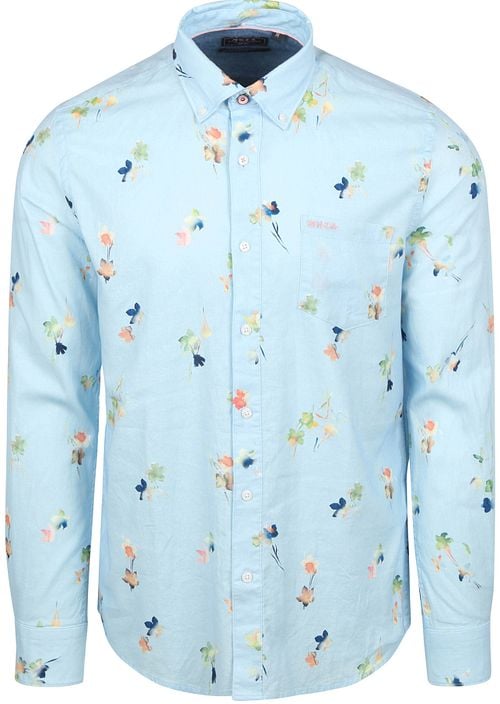 NZA Shirt Kane Linen Blend Hellblau Product