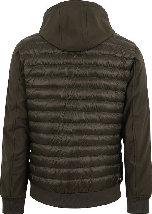 Reset Oxford Jacke Dunkelgrün Product / Achterkant