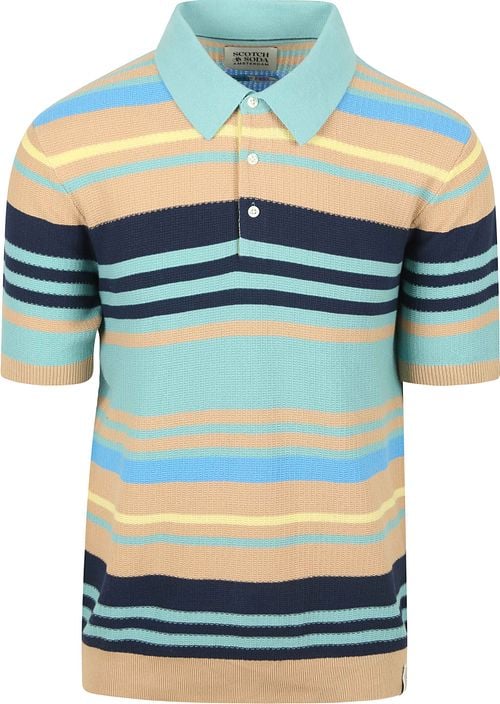 Scotch And Soda Knitted Polo Multicolour Product
