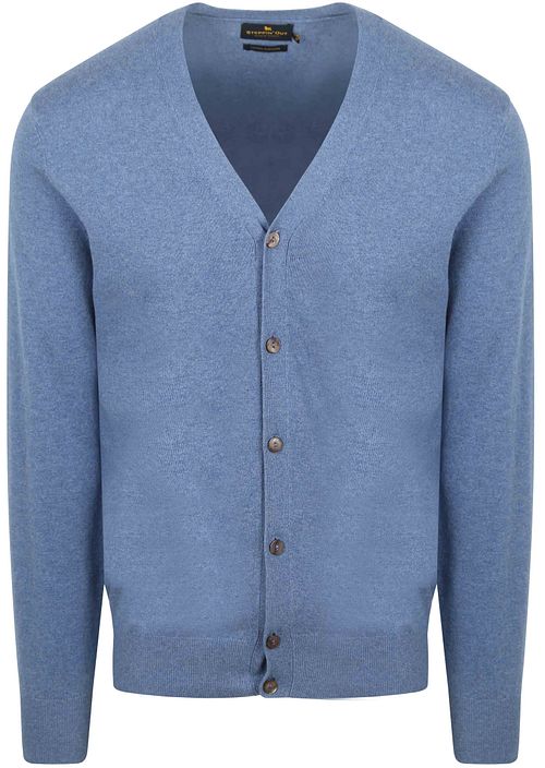 Steppin' Out Cardigan Cotton Cashmere Bleu Product